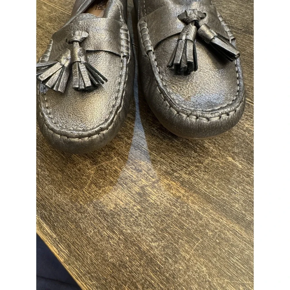 JOSEF SEIBEL ELINA‎ 01 Leather Loafers Wmen Metallic Gold Size 37/6.5